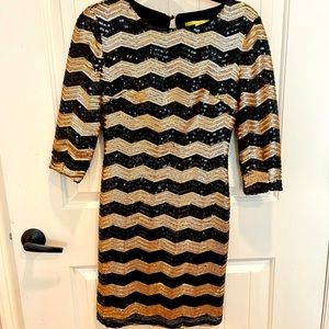 Gianni Bini Blk&Gold mini USED ONCE ~ like new